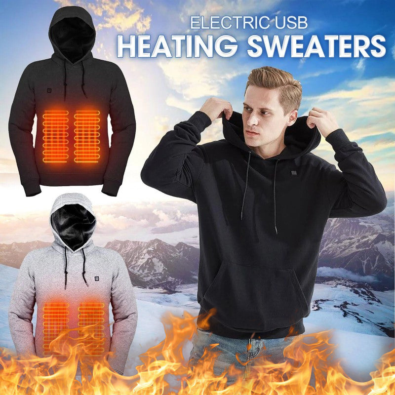 Heated Sweater Hoodie | Men&