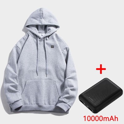 Heated Sweater Hoodie | Men's Winter Warm Heated Clothes
