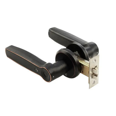 Indoor zinc alloy fingerprint handle lock Woodneed