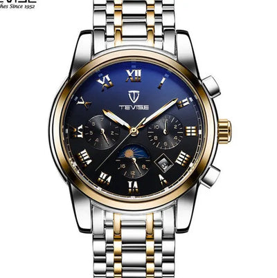 brand watches, watches, sports, multifunctional automatic mechanical watches, waterproof leisure men's watches Woodneed