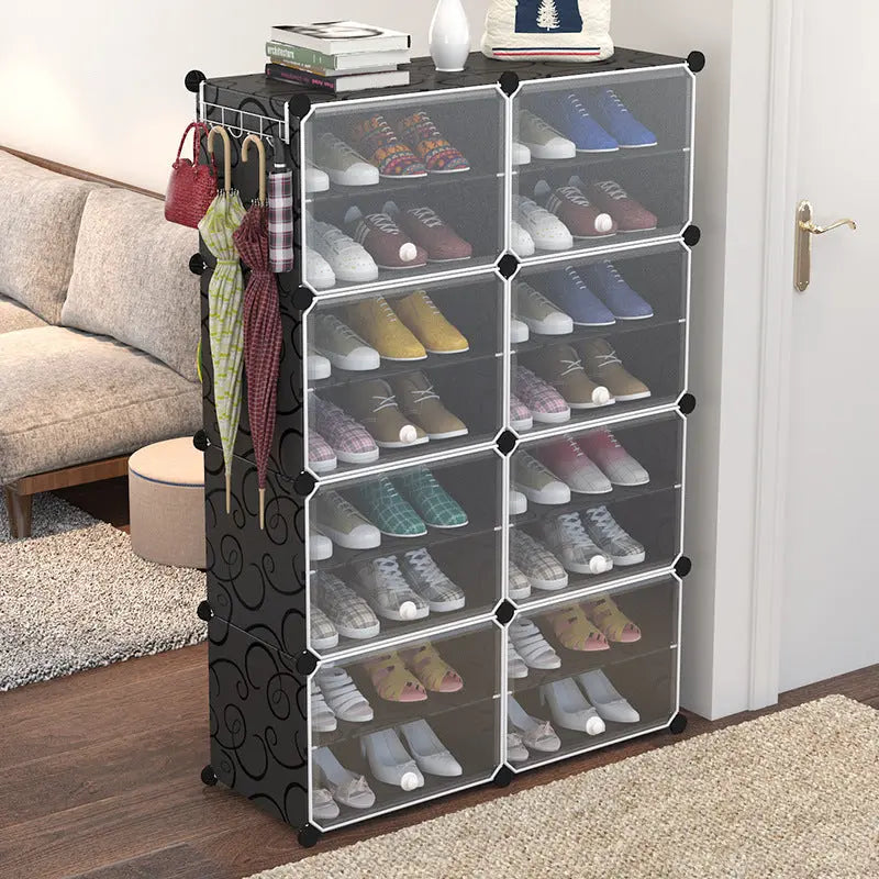 Multi-layer combination storage shoe rack Woodneed