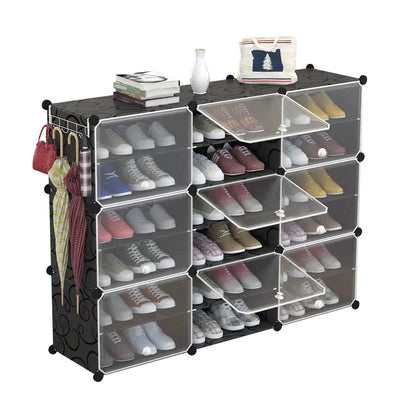 Multi-layer combination storage shoe rack Woodneed