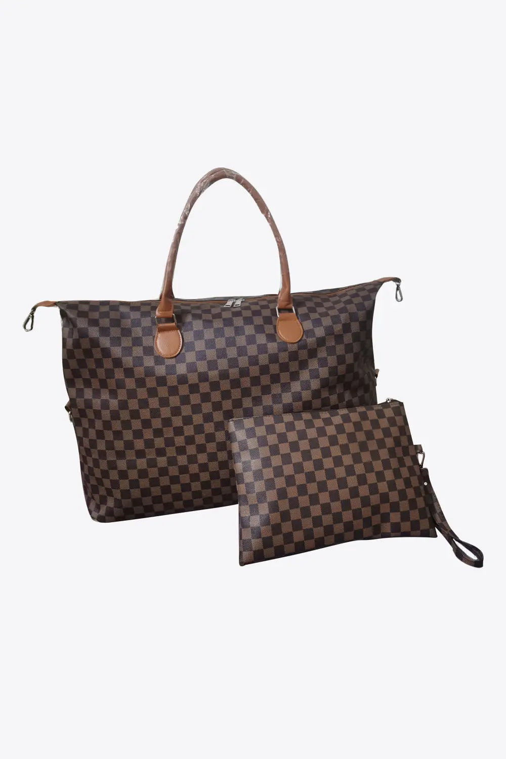 Checkered Two-Piece Bag Set Trendsi