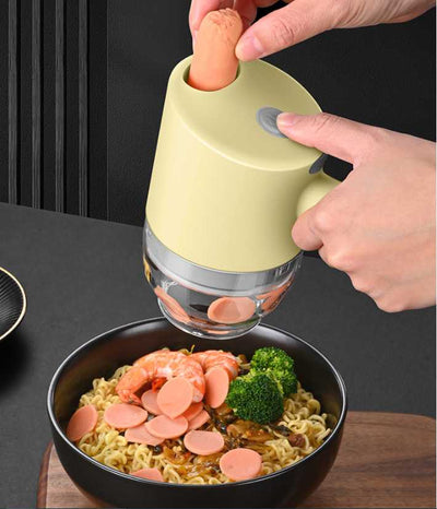 Chopper Kitchen Household Multi-functional Electric Vegetable Cutter Lazy Chopping Artifact Handheld Chopper Kitchen Gadgets Woodneed