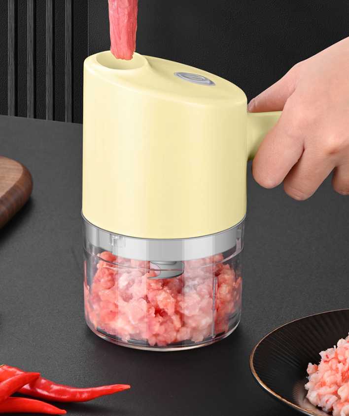 Chopper Kitchen Household Multi-functional Electric Vegetable Cutter Lazy Chopping Artifact Handheld Chopper Kitchen Gadgets Woodneed