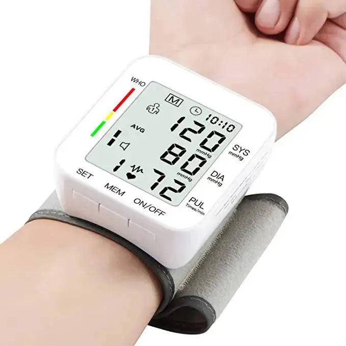 Adjustable Wrist Cuff Blood Pressure Monitor WOODNEED