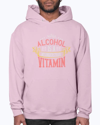 Alcohol Is a Misunderstood Vitamin -Drinking  - Hoodie Woodneed