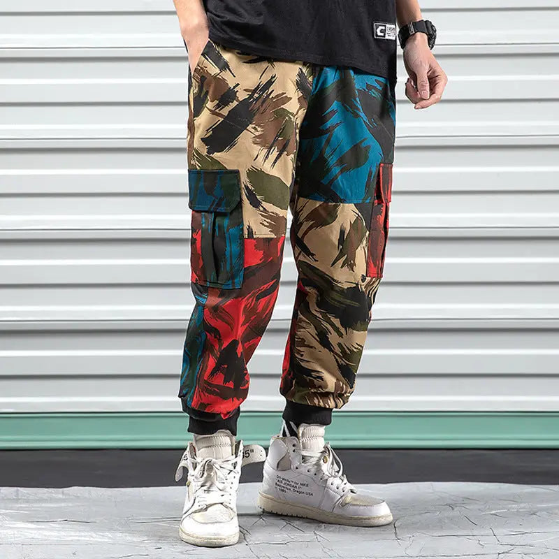 Camouflage overalls casual pants WOODNEED