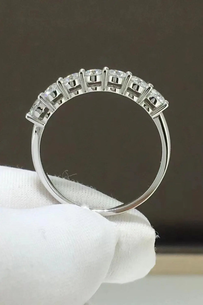 Charming Moissanite 925 Sterling Silver Ring Trendsi