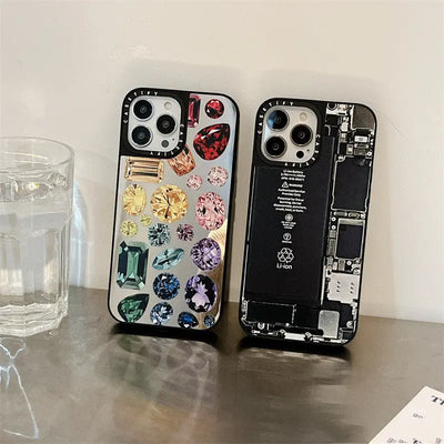 Creative Built-in Circuit Board Is Suitable For Iphone14pro Mobile Phone Case Woodneed