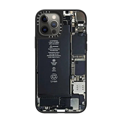 Creative Built-in Circuit Board Is Suitable For Iphone14pro Mobile Phone Case Woodneed