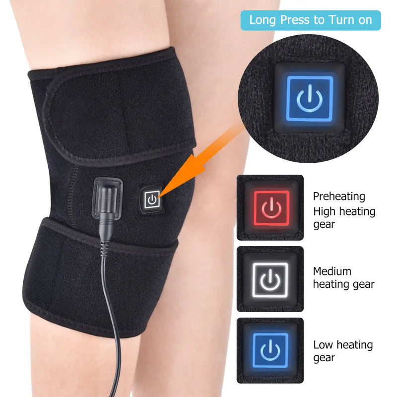 Electric Knee Protection Heating Massager Woodneed