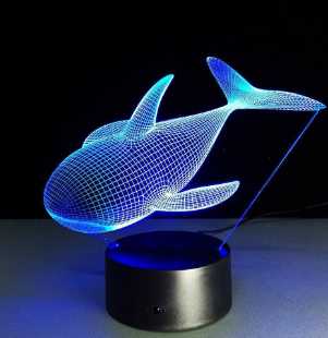 Fancy 3D LED Illusion Lamp WOODNEED