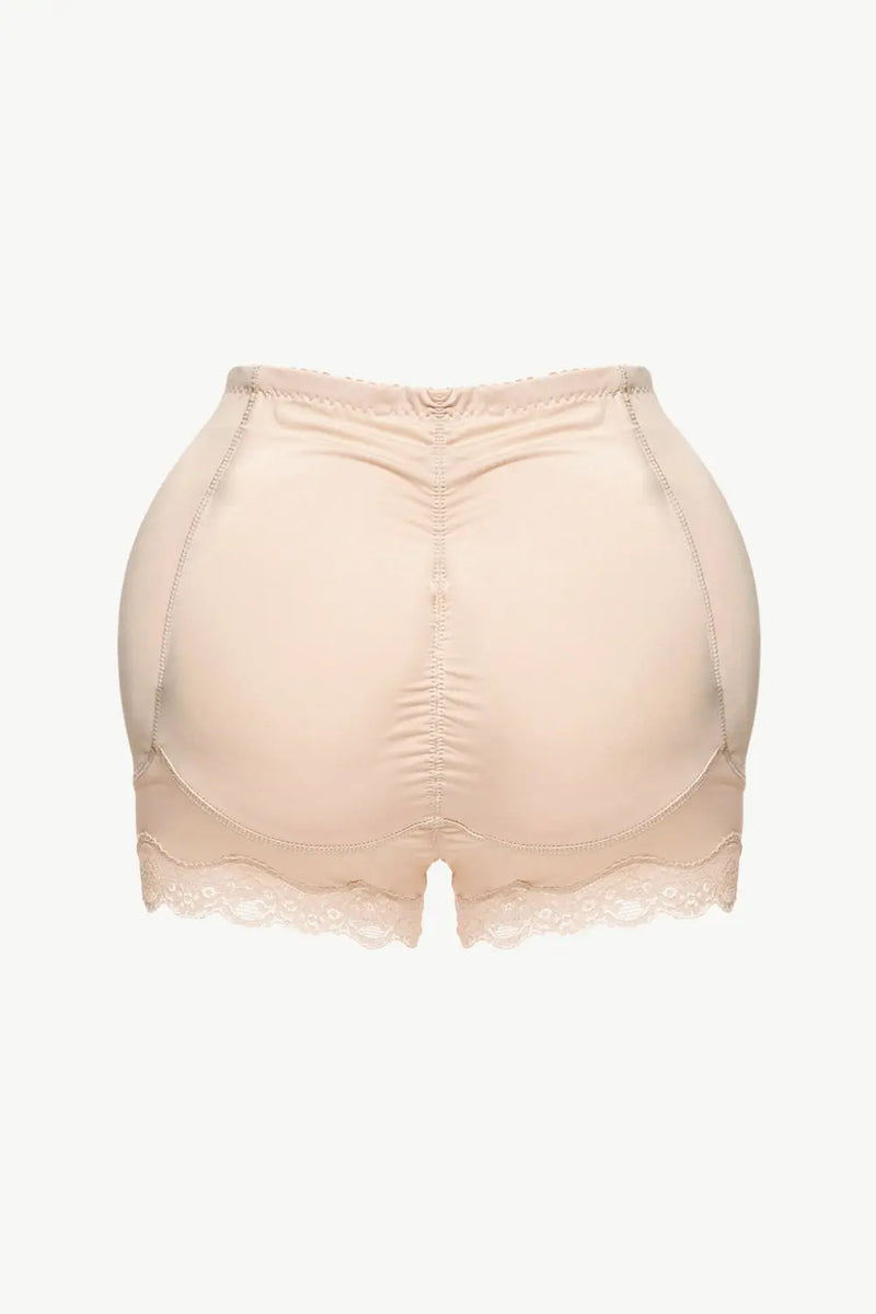 Full Size Lace Trim Shaping Shorts Trendsi