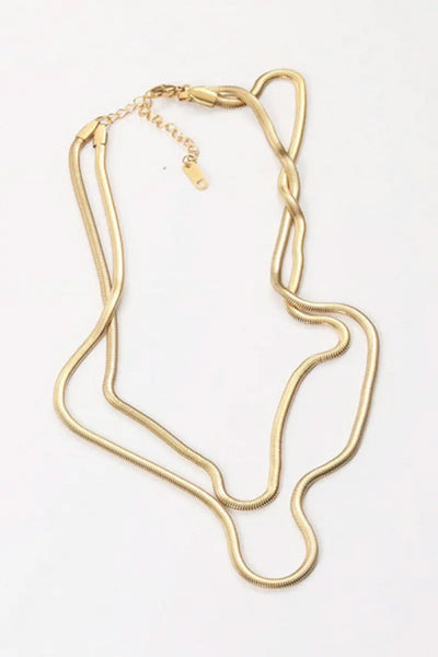 Gold Plated Necklace WOODNEED