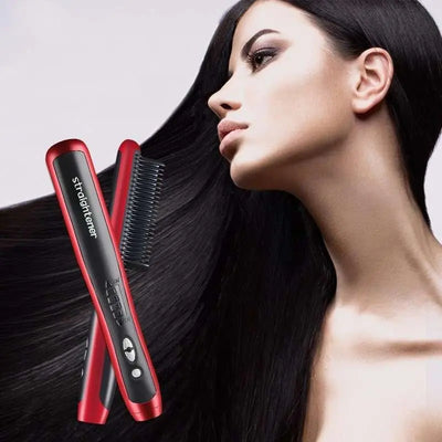 Hair straightener comb straightener straightener