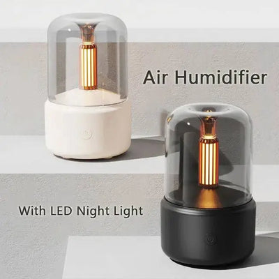 Humidifier &  Candlelight Aroma Diffuser WOODNEED