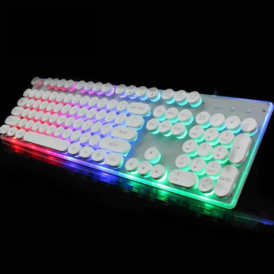Luminous Wired Keyboard Mouse Set WOODNEED