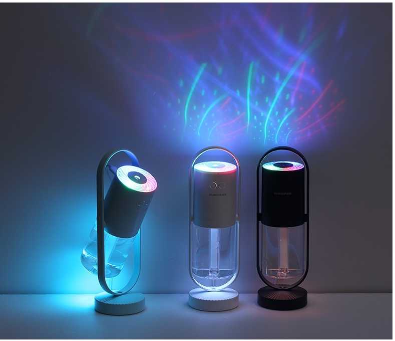Magic Shadow Air Humidifier  With Night Light Projection WOODNEED