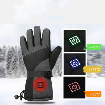 Men's And Women's Outdoor Cycling Heated Warm Gloves Woodneed