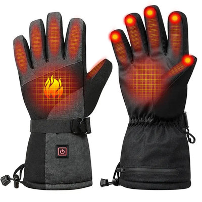 Men's And Women's Outdoor Cycling Heated Warm Gloves Woodneed