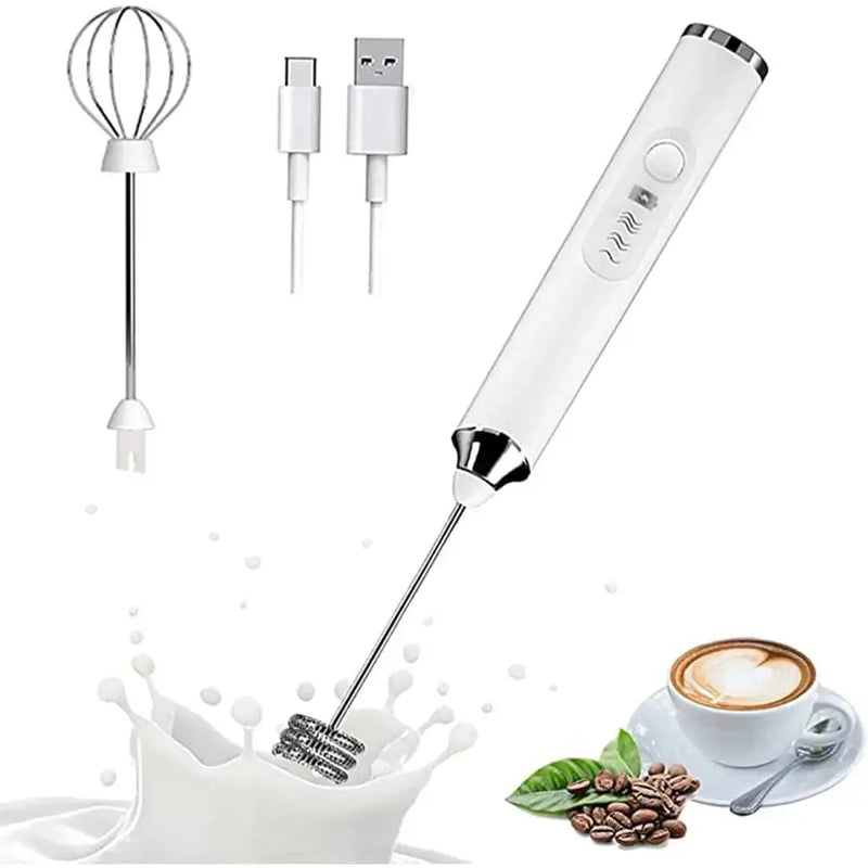 Milk Maker Coffee Stirrer Electric Whisk Eggs WOODNEED