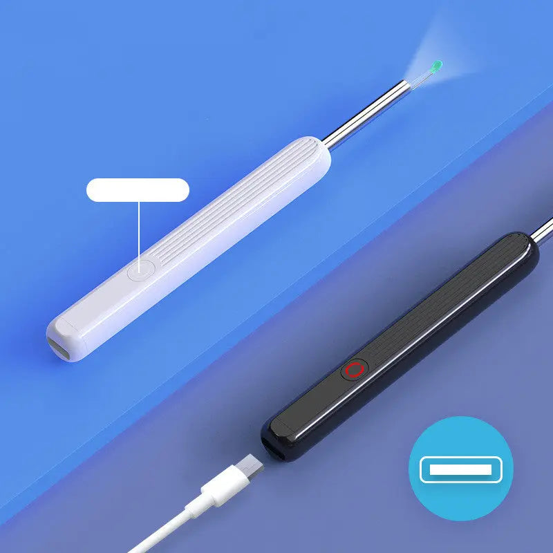 NE3 Ear Cleaner Otoscope Ear Wax Removal Tool With Camera LED Light Wireless Ear Endoscope Ear Cleaning Kit For I-phone WOODNEED