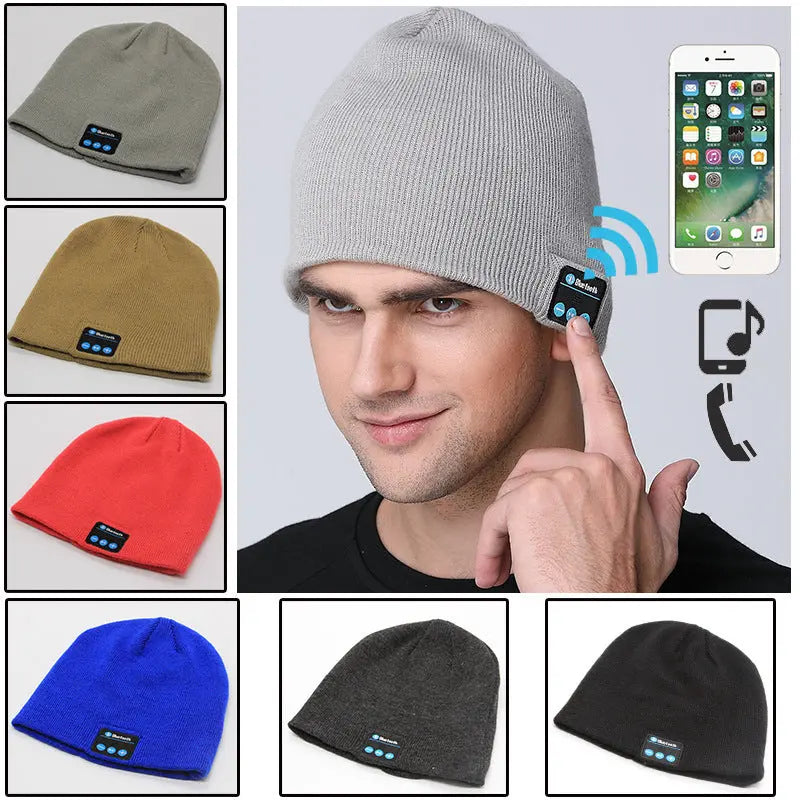 Outdoor Wireless Headset Knitted Music Hat WOODNEED