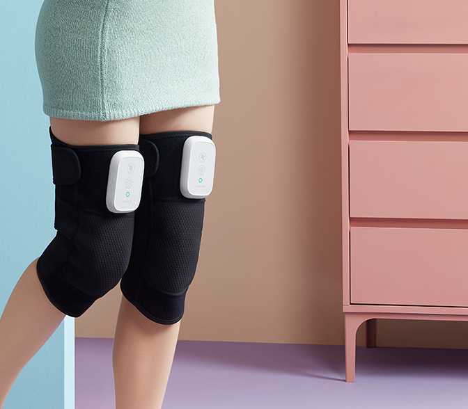 Physiotherapy Electric Heating Knee Pad and Massager woodneed