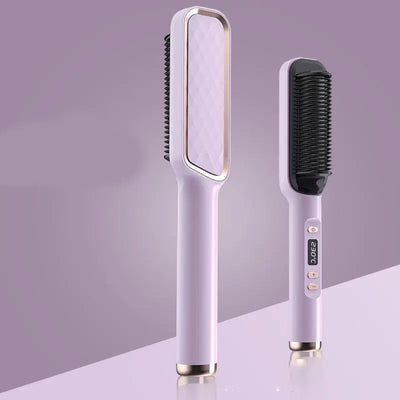 Professional Ceramic Hair Curler & Straightening Heating Combs Cedcer
