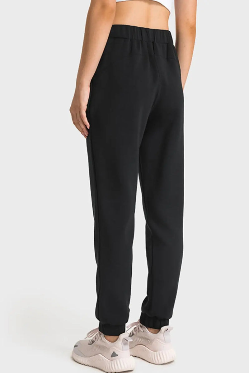 Pull-On Joggers with Side Pockets WOODNEED