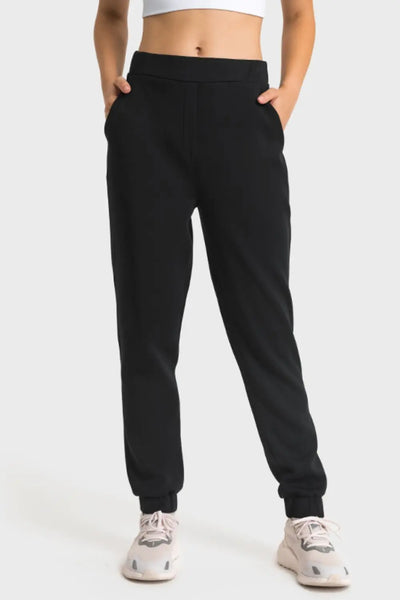 Pull-On Joggers with Side Pockets WOODNEED