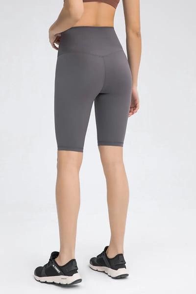 Seamless Front Trainer Shorts Trendsi