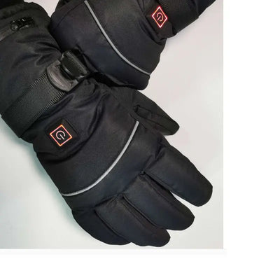Ski 5-finger rechargeable heating warm gloves Woodneed