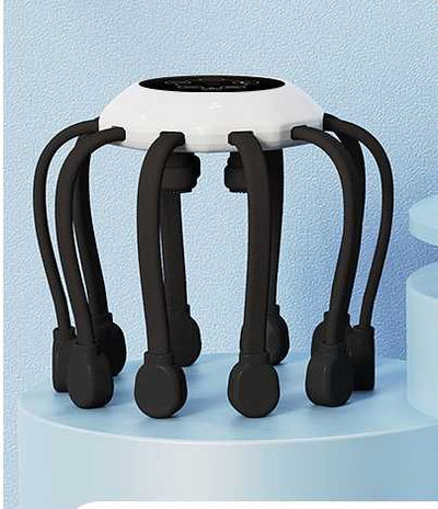 Smart Electric Octopus Head Massager Woodneed