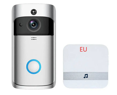 Smart Video Wireless WiFi Security Door Bell WOODNEED