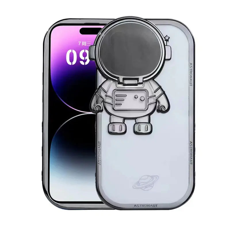 Tide Three-dimensional Astronaut Mobile Phone Shell Woodneed