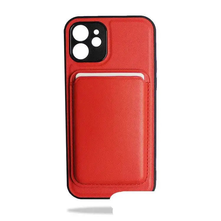 iPhone Leather Magnetic Phone Case WOODNEED